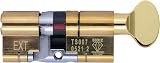 Yale 3 Star Anti-Snap Euro Thumbturn Cylinder 70mm Brass Finish TS007 view 8