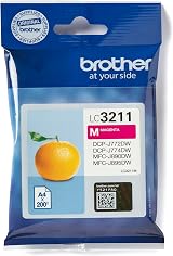 Brother LC-3211M Magenta Ink Cartridge Standard Yield Single Pack