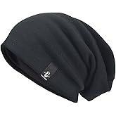 VECRY Men's Oversize Slouch Beanie Slouchy Skullcap Large Baggy Hat