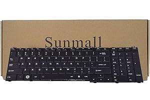 SUNMALL Keyboard Replacement for Toshiba Satellite C650 C650D C655 C655D C660 C660D C665 C665D L550 L550D L650 L650D L655 L65