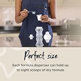 Tommee Tippee Milk Powder Dispensers 6 Pack Holds 8 Scoops Travel view 4