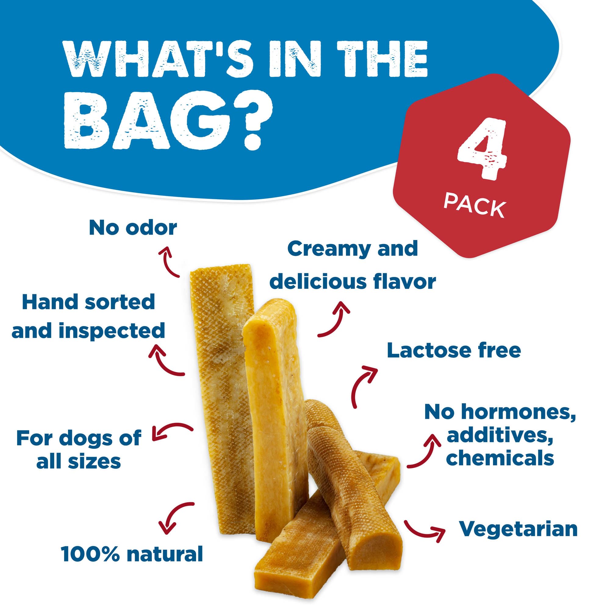 Best Bully Sticks Himalayan Yak Cheese Chews for Dogs AllNatural USA