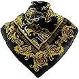 Versace Jeans COUTURE COUTURE FOULARD PASHMINA SCARF IN SILK BAROQUE PRINT VERSACE LOGO 90X90CM 74HA7H02ZG151