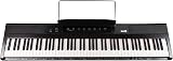 RockJam 88 Key Digital Piano Semi-Weighted Keys Keyboard view 2