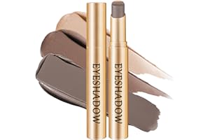 3 Color Matte Gradient Glitter Eyeshadow Stick, Cream Blendable Metallic Shimmer Eye Shadow Pencil, Lightweight Long-Lasting 