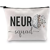 GJTIM Neuro Squad Gift Neuro Nurse Gift Neuro Team Rn Gift Neurology Surgery Nurse Nursing School Zipper Pouch Makeup Bag (Neuro Squad)