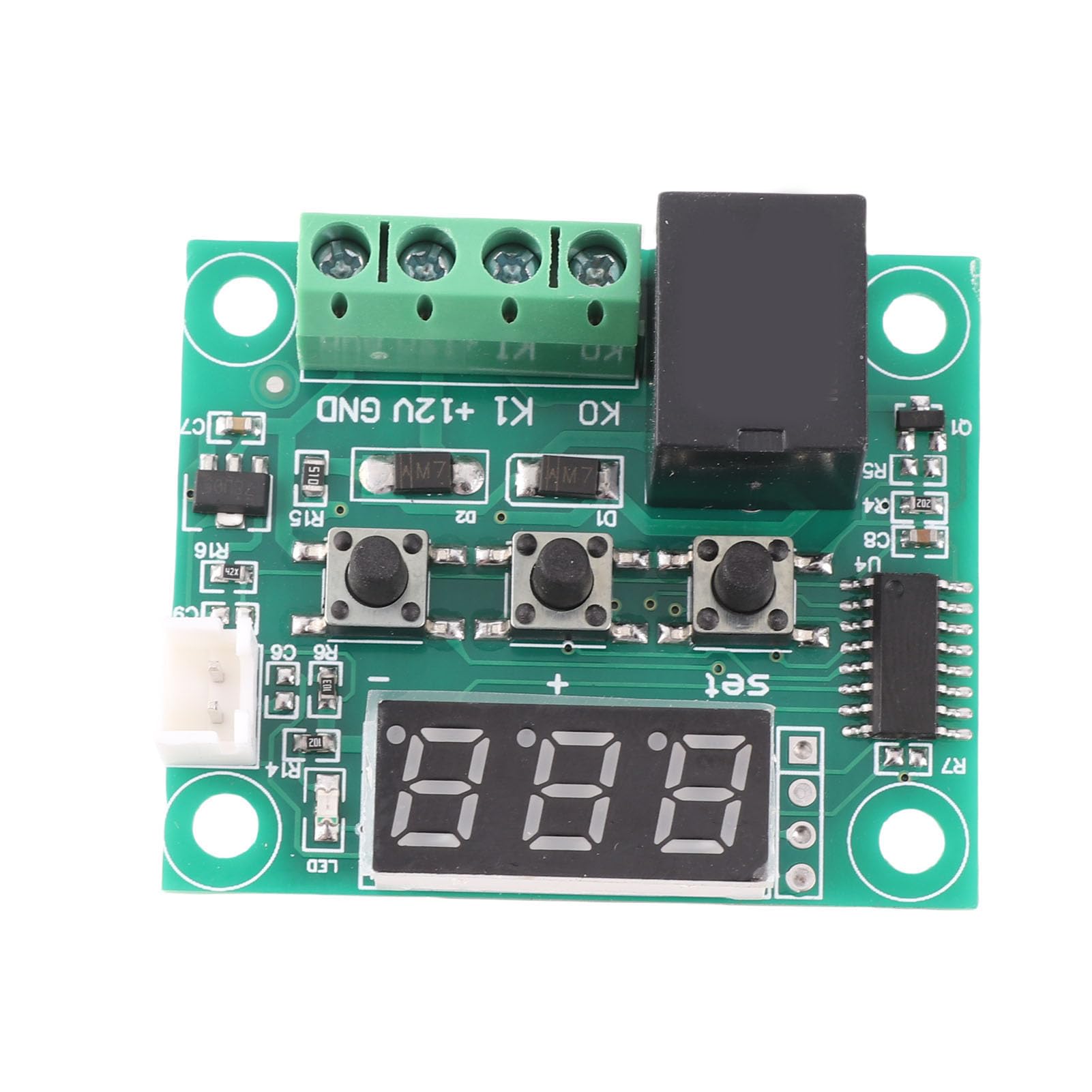 Thermostat Temperature Switch, -50-110°C 12v DC Thermostat Temperature Switch Temperature Sensor Switch Digital Temperature Controller Board Thermostat Sensor Switch thermostat