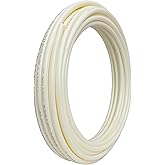 SharkBite 1/2 Inch x 100 Feet White PEX-A, Made in the USA, Flexible Water Pipe Tubing for Plumbing, UA60W100