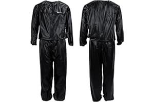 Everlast Sauna Jacket Sweat Suit for Men & Women - Lightweight, Heat Welded Seams, Antimicrobial, Fat Burner for Weight Loss,