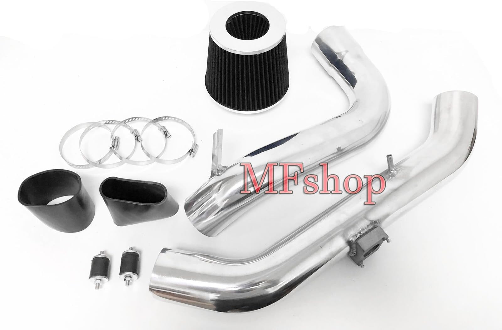 2006 2007 2008 2009 2010 2011 Mitsubishi Eclipse with 2.4L 4cyl Engine Cold Air Intake Filter Kit System (Black Filter & Accessories)