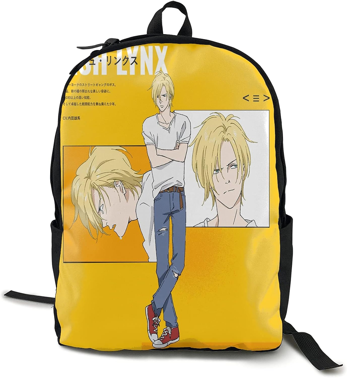 Backpacks Banana Fish Unisex Backpack School Bookbag Travel Rucksack