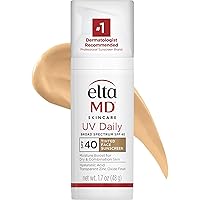 EltaMD UV Daily Tinted Broad-Spectrum SPF 40 Moisturizing Facial Sunscreen, 1.7 oz