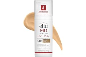 EltaMD UV Daily Tinted Broad-Spectrum SPF 40 Moisturizing Facial Sunscreen, 1.7 oz