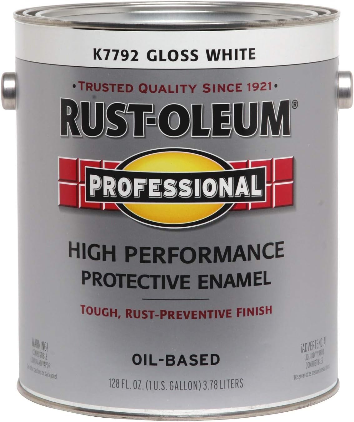 RUST-OLEUM K7792-402 K7792402 Professional Gallon Enamel, Whites|Gloss White