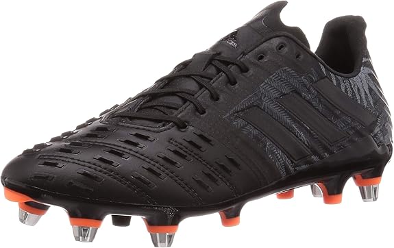 black rugby boots
