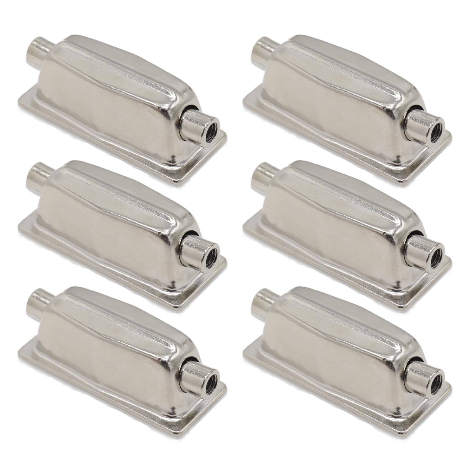 Cheerock 6pcs Double End Metal Snare Drum Lug, Bass