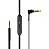 MEE audio 3.5mm AUX Replacement Headphone/Headset Audio Cable with In-Line Remote, Microphone, and Universal Volume Control for Apple, Android, and more (Black)