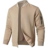 SAVKOOV Mens Loose Fit Lightweight Jacket Casual Stylish bomber Jacket