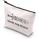 BDPWSS Choose Your Weapon Gamer Makeup Bag Dragons D20 RPG Gaming Gift Dragons Tabletop Role Playing Gamer Gift (Choose your dice)