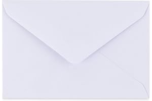 Mini Envelopes Small Assorted Colored Envelopes for Gift Card, Business Card 4"x 2.7" (White, 60 Pack)