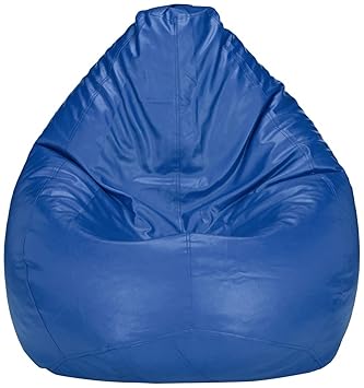 Amazon Brand - Solimo XXL Bean Bag Cover Without Beans (Blue)