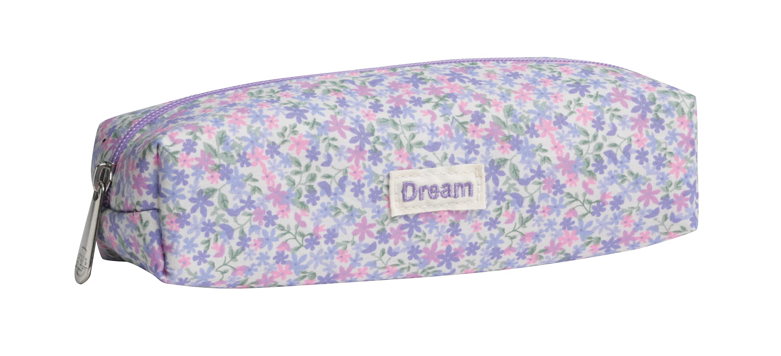 Exacompta - 9914398E – Dream Rectangular Pencil Case – 22 x 5 x 8 cm – Pink
