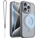ROYBENS for iPhone 15 Pro Matte Clear Case