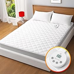 Valthie Heated Mattress Pad Twin XL Size,Electric