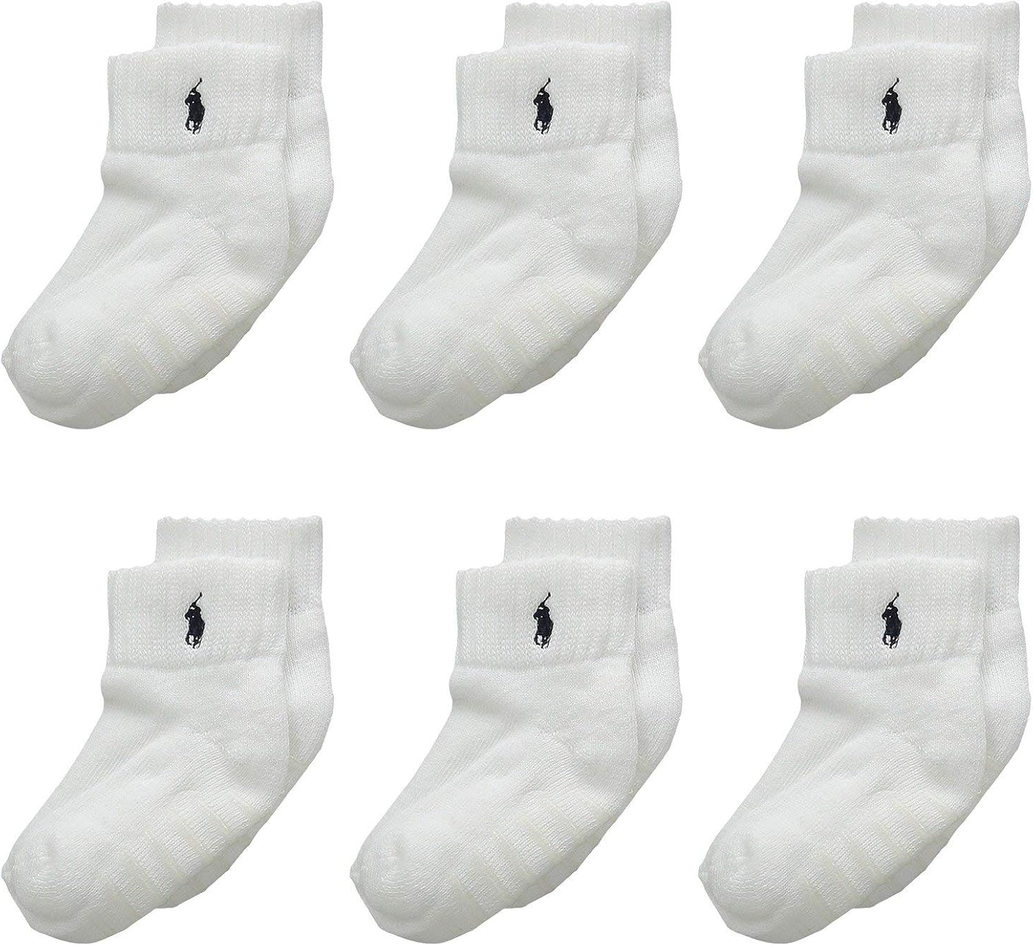 Polo Ralph Lauren Baby Boy's Sport Quarter 6-Pack (Infant): Clothing