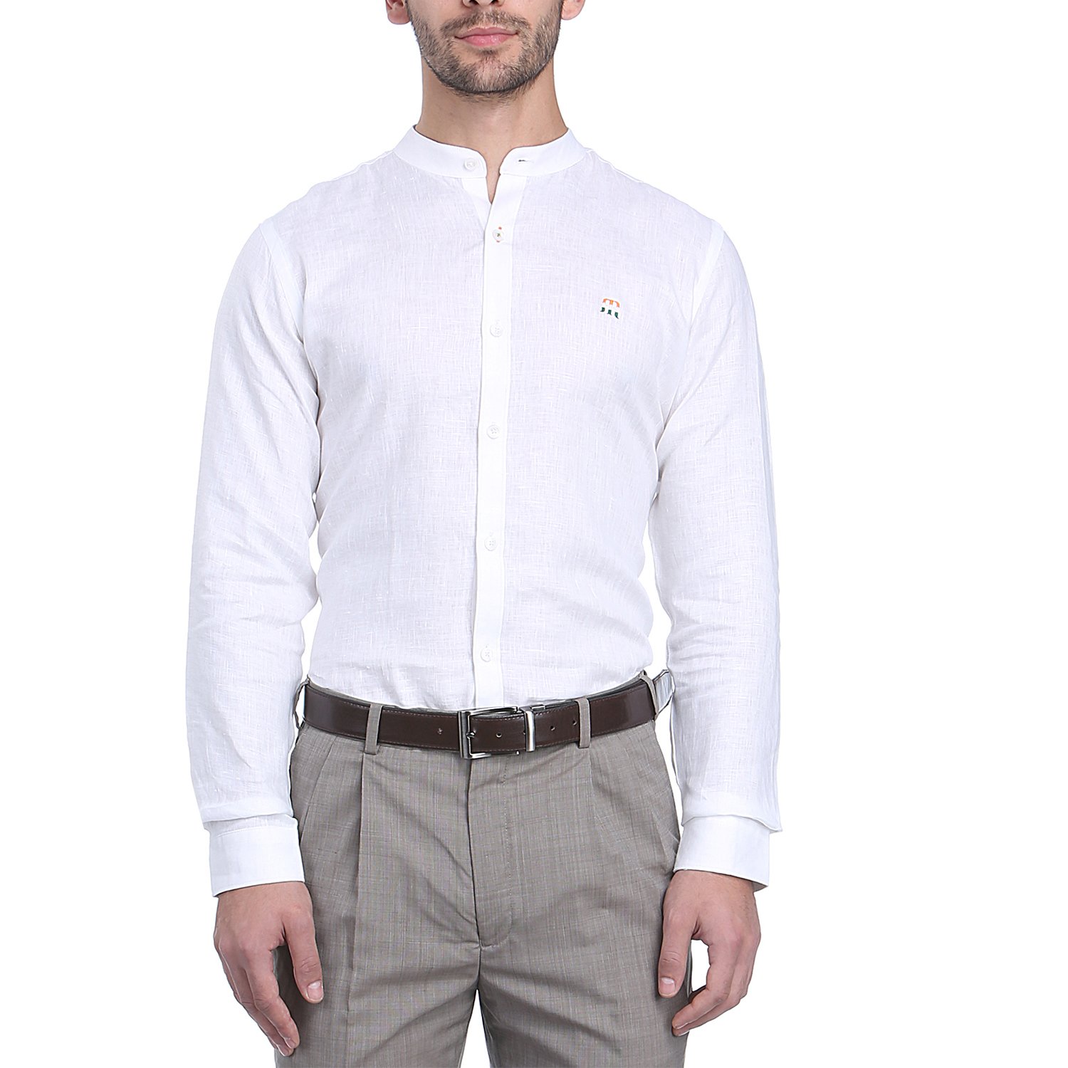 Buy Raymond Men White Linen Shirts at Amazon.in