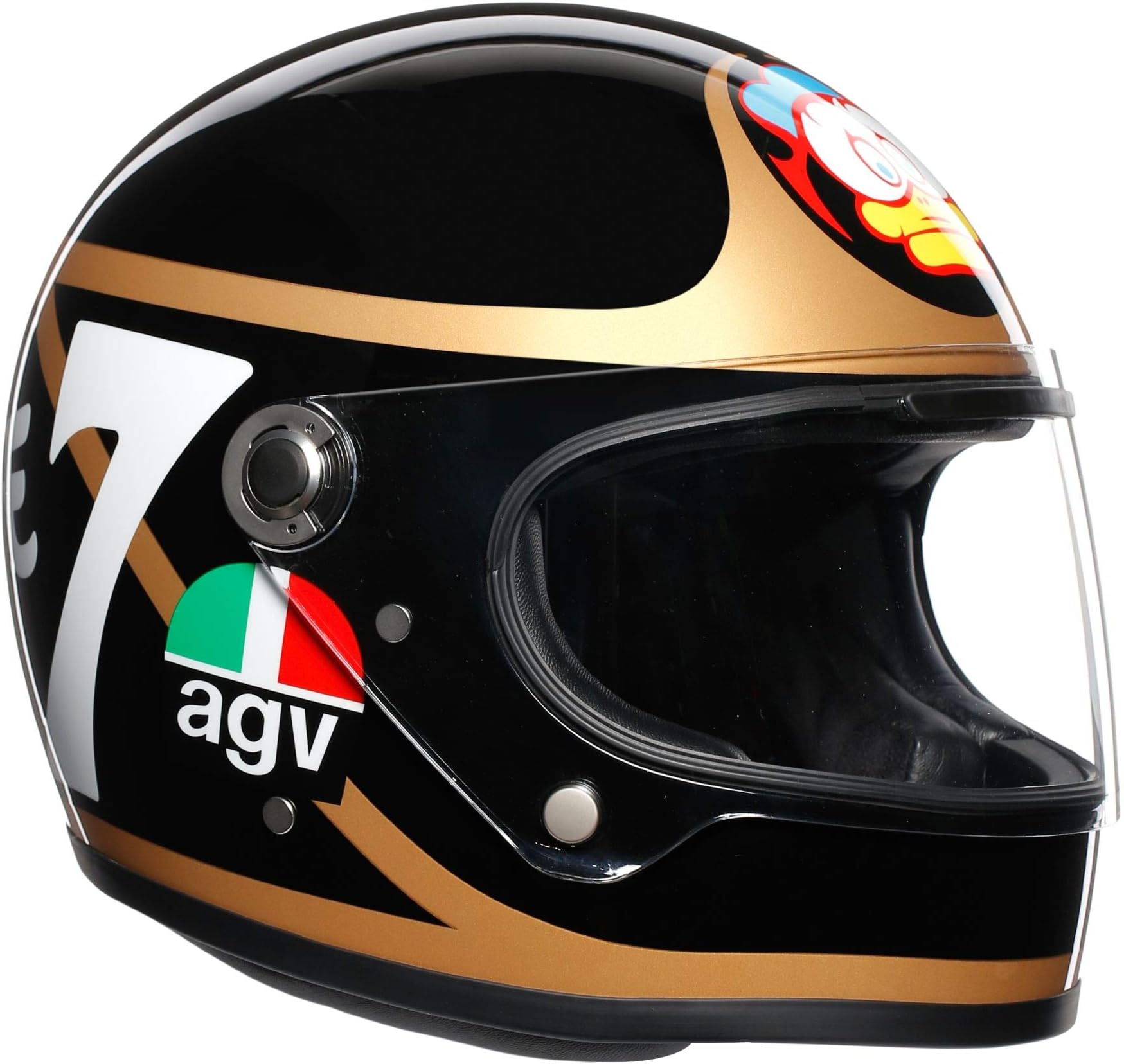 AGV X3000 Legends Vintage Style Helmet Limited Edition Barry Sheene Large (More Size and Color Options)