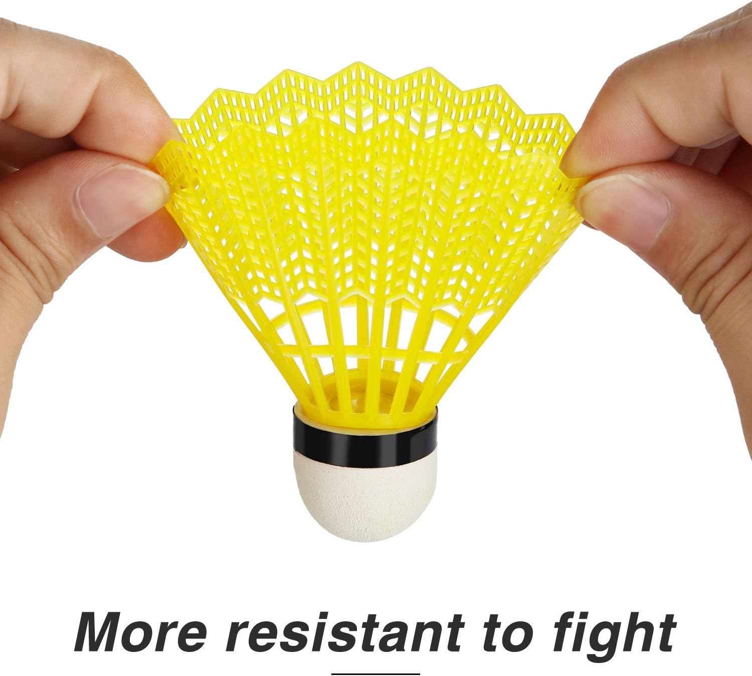 12 Pieces Nylon Feather Shuttlecocks Sports Shuttlecocks Training Badminton Birdies Balls with Storage Box for Ball Training Exercise Gym Fitness Game (Multi-Color) : Sports & Outdoors