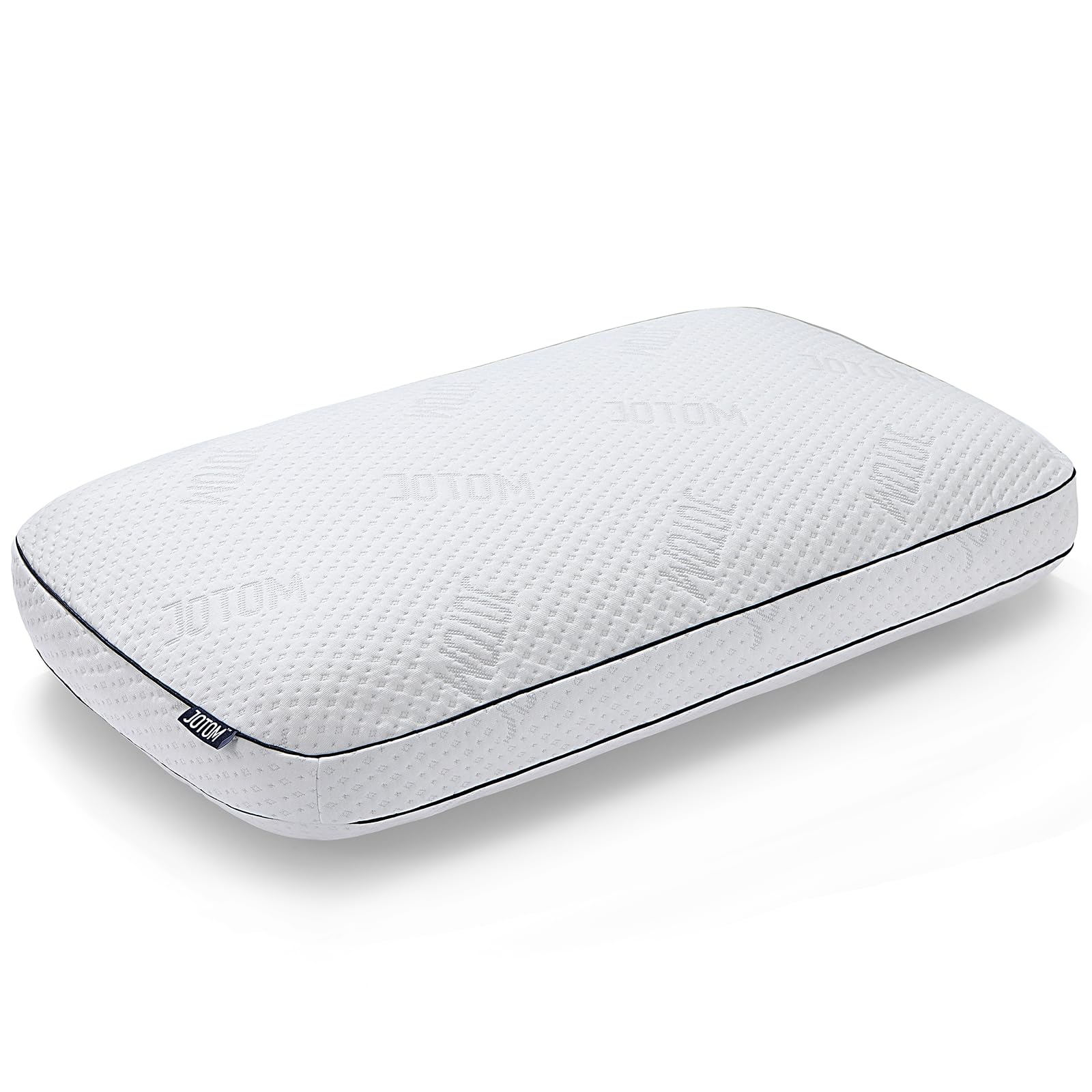 Photo 1 of JOTOM 100% Natural Talalay Latex Pillow Sleeping Bed Pillow – Luxury Queen Pillow for Side, Back, and Stomach Sleepers - Removable Breathable Cotton Cover (Queen+Outer Cover)