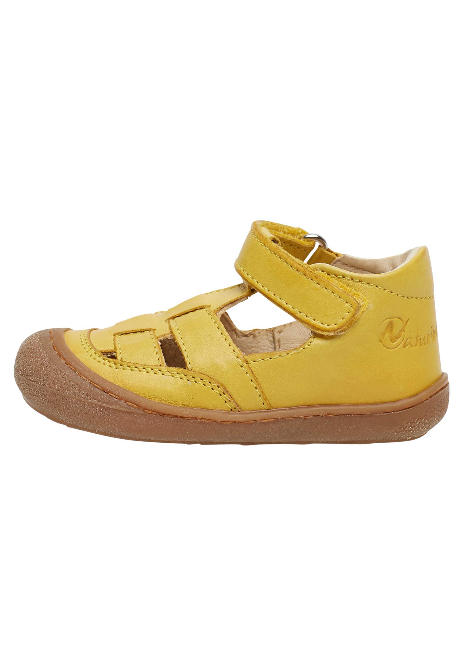 Naturino WAD-Leather semi-Open Shoes Yellow 22