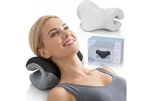 Neck Stretcher, The Original Cervical Traction Device with Removable Washable Sleeve, Firm or Gentle for Tension Headaches, N