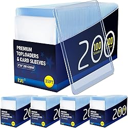 1000 Card Sleeves Top Loaders for Cards, Premium