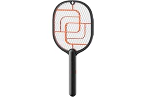 GAIATOP Electric Fly Swatter, 3000V Battery Powered Handheld Fly Zapper, 3-Layer Protection Grid Bug Zapper Racket for Home B