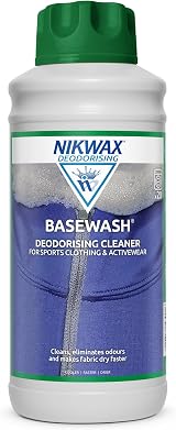 Nikwax BASE WASH 1 Litre High Performance Odour Removing Sports Fabric Cleaner view 1