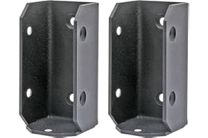 Antsky Concealed Joist Hanger 2x4(Actual Size: 3.5x1.5) Pergola Brackets Stainless Steel, Bracket for Wood, fit for 2x4 Beam, Fence, handrail Hardware, Deck Railing Brackets Connectors(6 Pack)