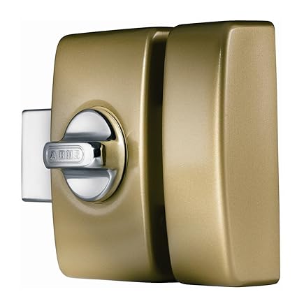 Abus 33332 Tür-Zusatzschloss, braun, Braun, 33332