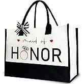 Gezred Aesthetic Canvas Tote Bag for Women, Shoulder Bag Gifts for Friends Bestie, 12x17 inch