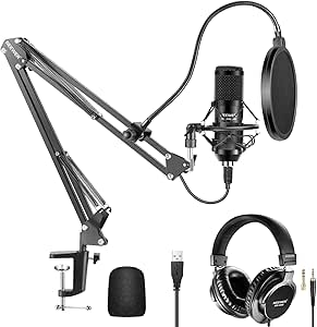 Amazon.com: Neewer NW-8000 USB Microphone Kit, 192kHz/24-Bit