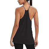 Mippo Womens Workout Tank Tops Racerback Tops Open Back Athleitc Yoga Tank Gym Tennis Shirt
