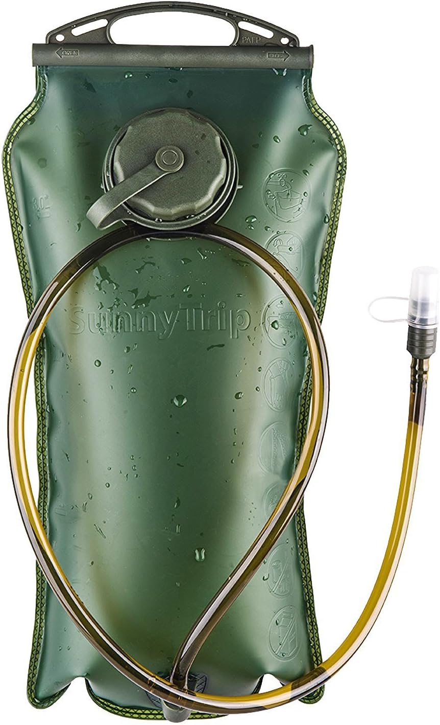 Hydration Bladder System 100oz/3litres, for Hydration pack .Easy to Clean Water Reservoir, Anti-bacteria, BPA Free Tasteless Water Bag Packs, for Cycling, Climbing, Hiking by SunnyTrip