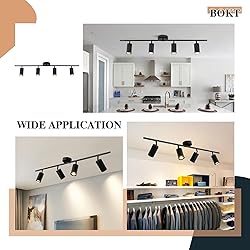 BOKT Matte Black Track Ceiling Light Modern