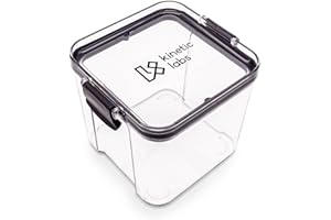 Kinetic Labs Keyboard Switch Container, Transparent Plastic Sealed Switch Storage, Mechanical Keyboard Switch Storage, Switches Storage Box (Large)