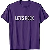 Let's Rock - Vintage Style - T-Shirt