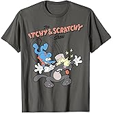 The Simpsons Itchy & Scratchy Hammer Classic Cartoon Mayhem T-Shirt