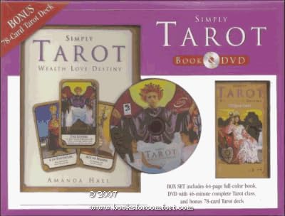 Simply Tarot Book & DVD, 78-Card Tarot Deck Bonus Paperback โ January 1, 2005