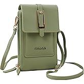 HiChiclife Small Crossbody Cell Phone Bag for Women, Mini Shoulder Purse with Credit Card Slots